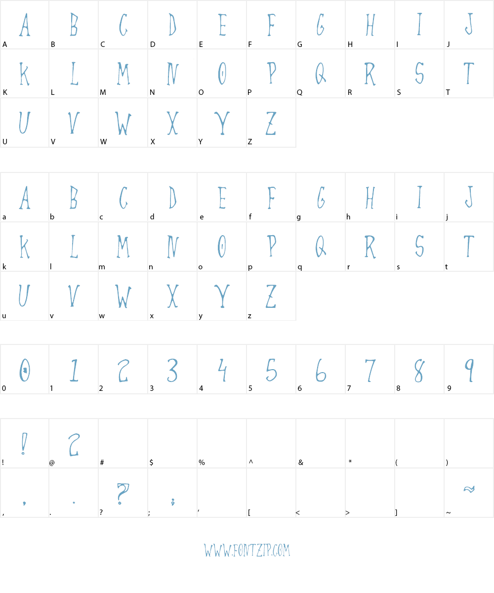 Always Joking Font Character